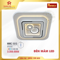 ĐÈN MÂM LED VUÔNG BANACO MMC 1513 