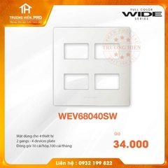 MẶT DÙNG CHO 4 THIẾT BỊ WIDE SERIES  PANASONIC WEV68040SW