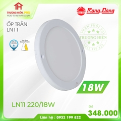 ĐÈN LED ỐP TRẦN  RẠNG ĐÔNG TRÒN 18W LN11 220/18W