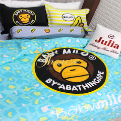 Bộ chăn ga gối drap giường 100% cotton sợi bông Hàn Quốc Julia 260