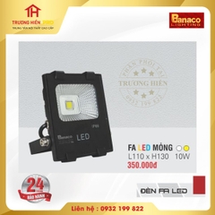 ĐÈN PHA LED MỎNG BANACO 10W