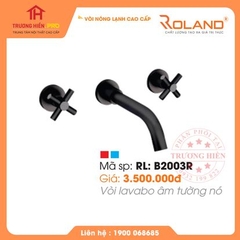 VÒI LAVABO ÂM TƯỜNG RL: B2003R