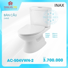 BÀN CẦU 2 KHỐI LINAX AC-504VWN-2 