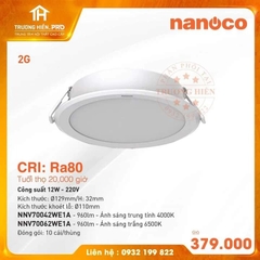 ĐÈN LED ÂM TRẦN PANASONIC DN 2G 12W