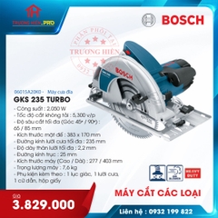 MÁY CƯA ĐĨA BOSCH GKS 235 TURBO 