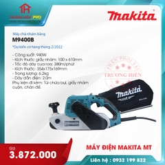 MÁY CHÀ NHÁM BĂNG MAKITA M9400B