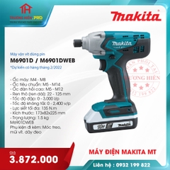 MÁY VẶN VÍT DÙNG PIN MAKITA M6901D / M6901DWEB