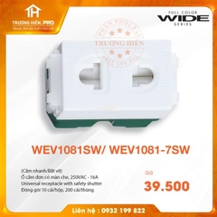 Ổ  CẮM NHANH/BẮT VÍT WIDE SERIES  PANASONIC WEV1081SW/ WEV1081-7SW