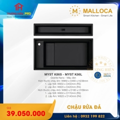 CHẬU RỬA  ĐÁ MALLOCA K86S-MYST K86L 