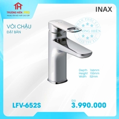 VÒI CHẬU ĐẶT BÀN INAX LFV- 652S NÓNG LẠNH