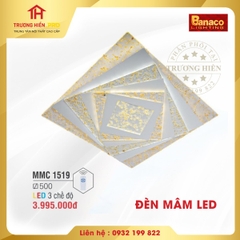 ĐÈN MÂM LED VUÔNG BANACO MMC 1519 