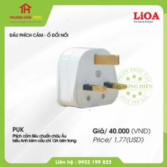 ĐẦU PHÍCH CẮM LiOA EU PUK