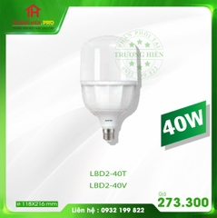 ĐÈN LED BULB 40W LBD2-40 MPE