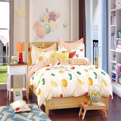 Bộ chăn ga gối drap giường 100% cotton sợi bông Hàn Quốc Julia 249