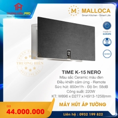 MÁY HÚT ÁP TƯỜNG MALLOCA  TIME K-15 NERO