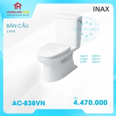 BÀN CẦU 2 KHỐI LINAX AC-838VN