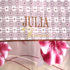 Bộ chăn ga gối drap giường cotton satin Hàn Quốc Julia 491