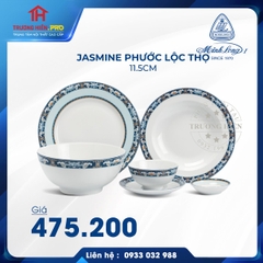 BỘ BÀN ĂN JASMINE PHƯỚC LỘC THỌ 11.5CM MINH LONG