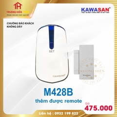 CHUÔNG CỬA TỪ BÁO KHÁCH KHÔNG DÂY M428B KAWASAN