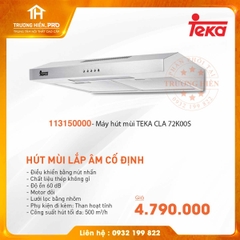 MÁY HÚT MÙI ÁP LẮP ÂM  CỐ ĐỊNH TEKA CLA 72K00S