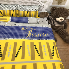 Bộ chăn ga gối drap giường 100% cotton sợi bông Hàn Quốc Julia 247