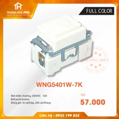 NÚT NHẤN CHUÔNG FULL COLOR WHITE PANASONIC  WNG5401W-7K