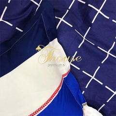 Bộ chăn ga gối drap giường 100% cotton sợi bông Hàn Quốc Julia 240