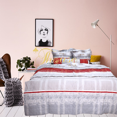 Bộ chăn ga gối drap giường 100% cotton Hàn Quốc Julia 181BC