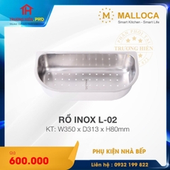 RỔ INOX MALLOCA L-02