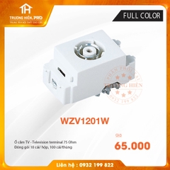 Ổ CẮM ANTEN TIVI FULL COLOR WHITE PANASONIC WZV1201W