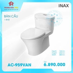 BÀN CẦU 1 KHỐI INAX AC-959VAN