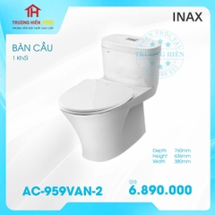 BÀN CẦU 1 KHỐI INAX AC-959VAN-2 