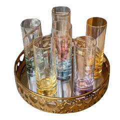 Bộ 6 ly shot Bohemia Crystal 6 màu