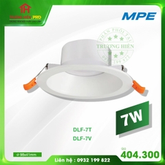 ĐÈN DOWNLIGHT ÂM TRẦN MPE DLF-7W MPE