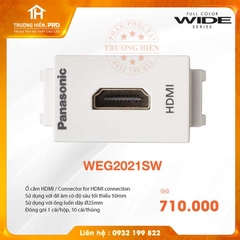 Ổ CẮM HDMI​​​​​​​ WIDE SERIES  PANASONIC WEG2021SW