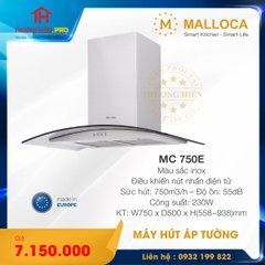 MÁY HÚT ÁP TƯỜNG MALLOCA MC 750E