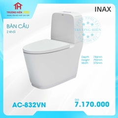 BÀN CẦU 2 KHỐI LINAX AC-832VN 