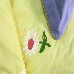 Bộ chăn ga gối drap giường 100% cotton sợi bông Hàn Quốc Julia 217