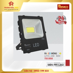 ĐÈN PHA LED MỎNG BANACO 50W