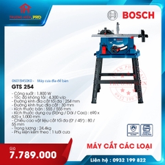 MÁY CƯA ĐĨA ĐỂ BÀN BOSCH GTS 254