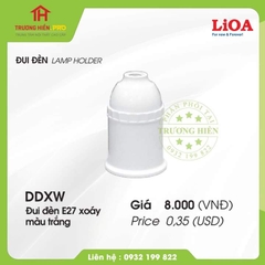 ĐUI ĐÈN TREO LiOA DDXB TRẮNG