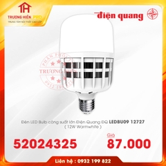 ĐÈN LED BULD ĐIỆN QUANG CÔNG SUẤT LỚN ĐQ LEDBU09 12727 12W