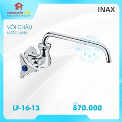 VÒI CHẬU GẮN TƯỜNG INAX LF-16-13 NƯỚC LẠNH