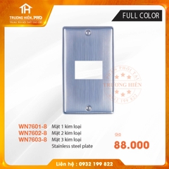 MẶT 1 -2 -3 KIM LOẠI PANASONIC  FULL COLOR WHITE PANASONIC WN7601-8/WN7602-8/WN7603-8