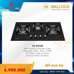  BẾP GA ÂM MALLOCA  AS 9603B