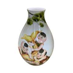BÌNH HOA NGŨ PHÚC MINH LONG