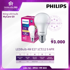  ĐÈN LED BULB PHILIPS MYCARE G9 4W E27 1CT/12 9 APR