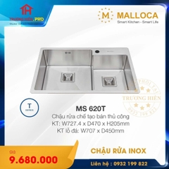  CHẬU RỬA CHÉN INOX MALLOCA MS 620T