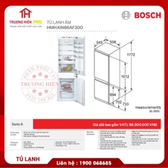 TỦ LẠNH ÂM BOSCH KIN86AF300