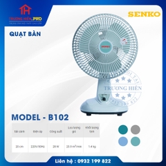 QUẠT BÀN SENKO MODEL B102